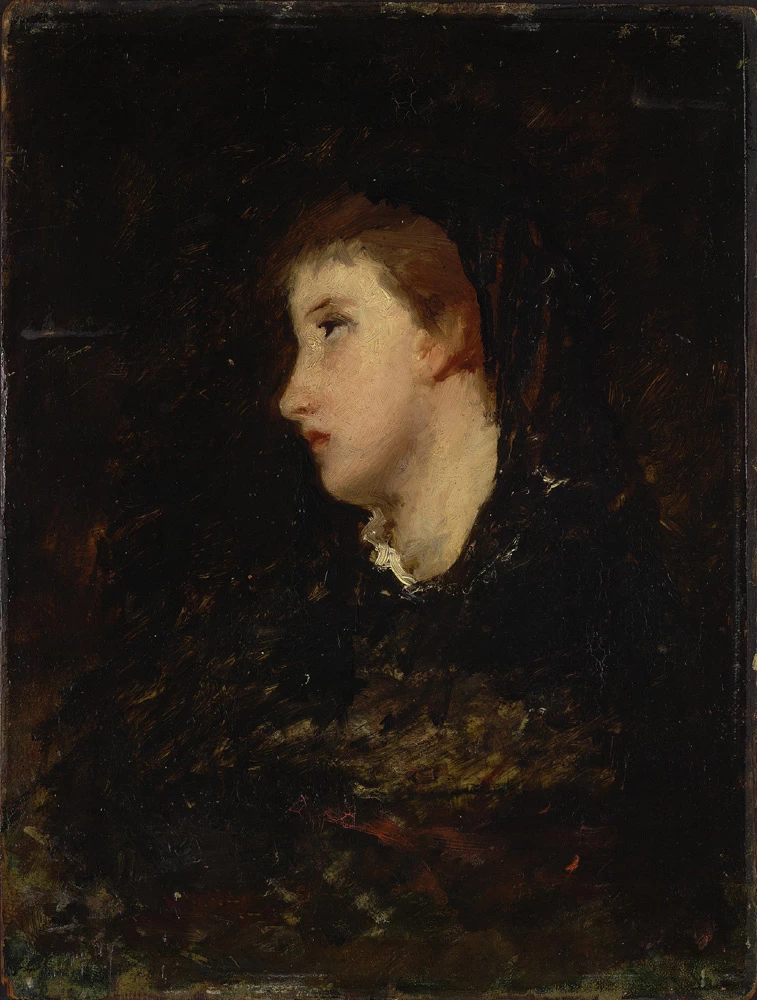 Mary Cassatt - 162, Piccolo profilo (testa di ragazza), Herbert F. Johnson Museum of Art